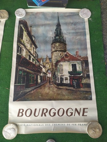 Affiche ancienne chemin fer - affiche, de