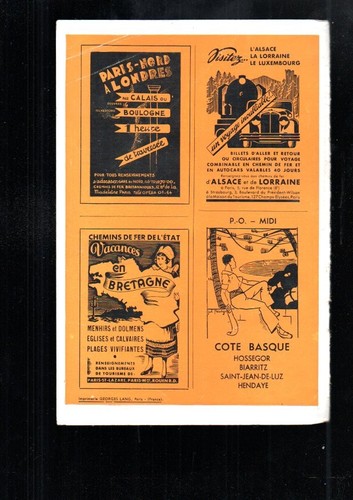 Affiche ancienne publicité - ancienne,