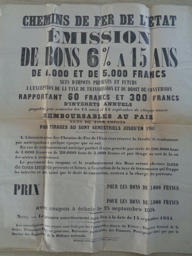 Affiche ancienne chemin de - affiche,