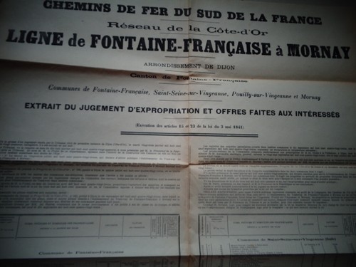 1894 affiche ancienne chemin - affiche,