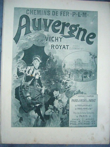 Ancienne affiche chemin fer - ancienne,