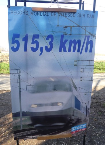Ancienne affiche sncf - affiche, tgv
