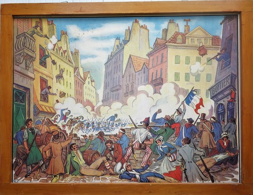 Ancienne affiche scolaire - affiche, mdi