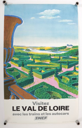 Affiche ancienne chemins - ancienne, de